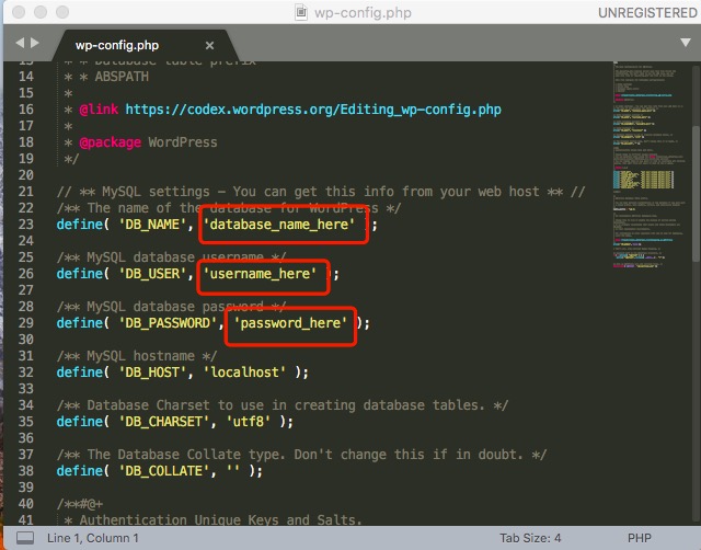 how to edit wp-config.php
