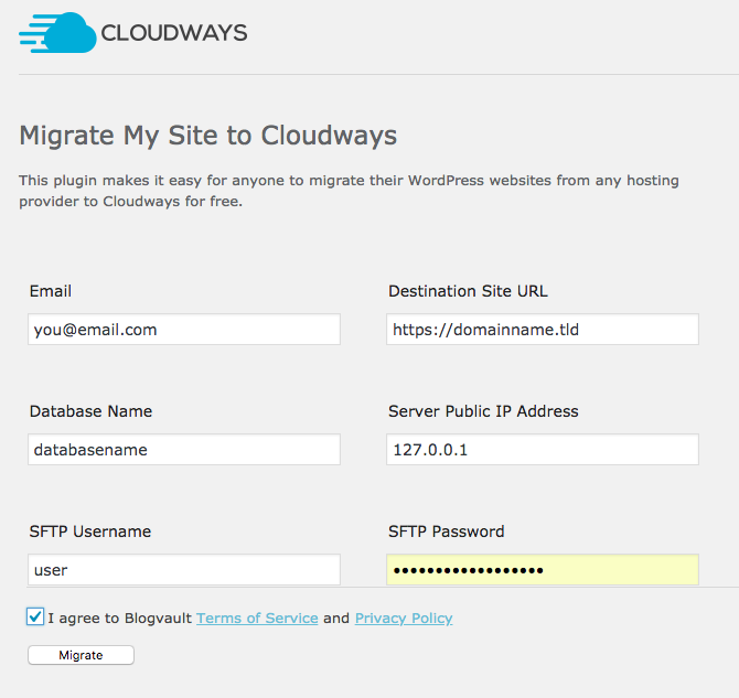 Migrate Your Site to Cloudways