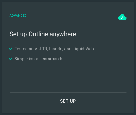 Set Up Outline Anywhere